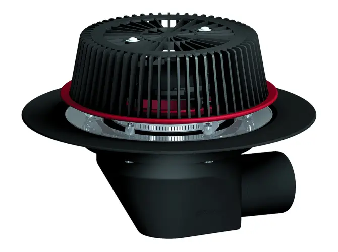 Dallmer Notablauf SuperDrain 64 mit Schraubflansch DN 70 671684
