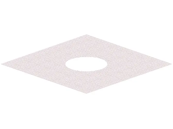 Dallmer Glasfasermatte S 15 verstaerkt 500 mm x 500 mm di: 240 mm 693143