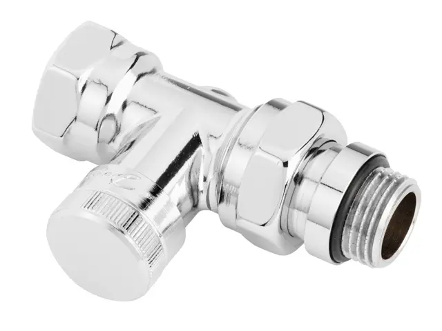 Danfoss Ruecklaufverschraubung RLV-CX 15 R 1/2 Durchgang verchromt 003L0274