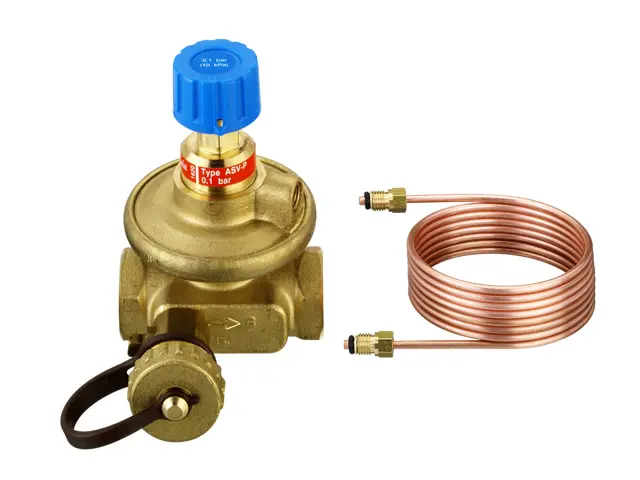 Danfoss Differential pressure controller balancing valve ASV-P 15 1/2 setting 0,1 bar 003L7621