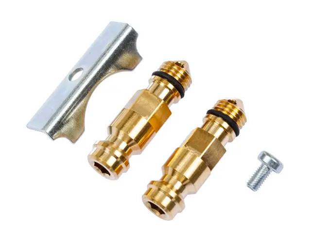 Danfoss Test plugs/measuring nipple 2 pieces and locking plate for ASV-M 003L8145