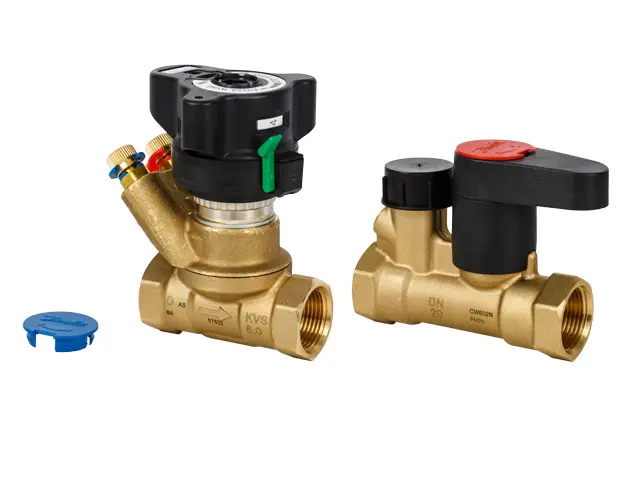 Danfoss Kombiniertes Strangregulierungs-, Absperr- und Messventil MSV-BD Leno MSV-BD + MSV-S 20 3/4 003Z4052