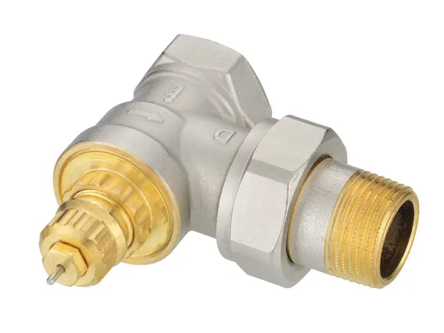 Danfoss Ventilgehaeuse RA- 20 R 3/4 Eck matt vernickelt 013G1678
