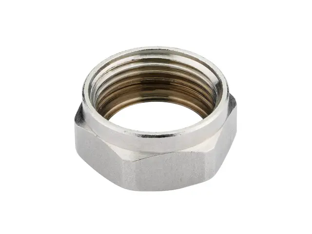Danfoss R 5/8 Union nut for RA RAV(L) FJV RLV AVDO VMT nickel plated 013G3182