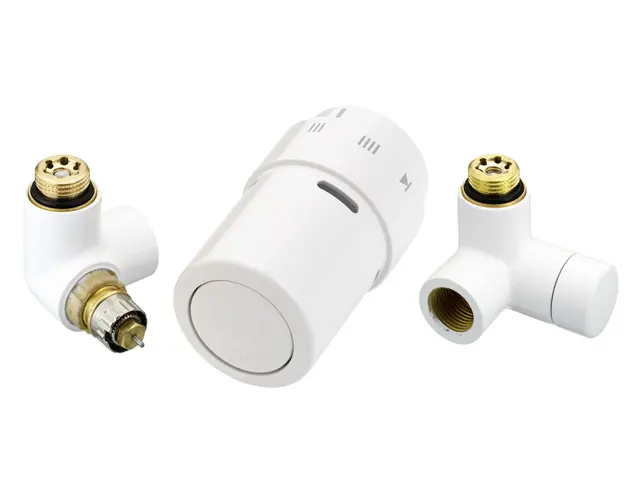 Danfoss X-tra Design Set RAL 9016 Ventilgehaeuse RA-URX links 013G4008