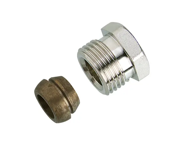 Danfoss Compression fittings R 3/8 A to 12mm for steel and copper tubings 013G4102