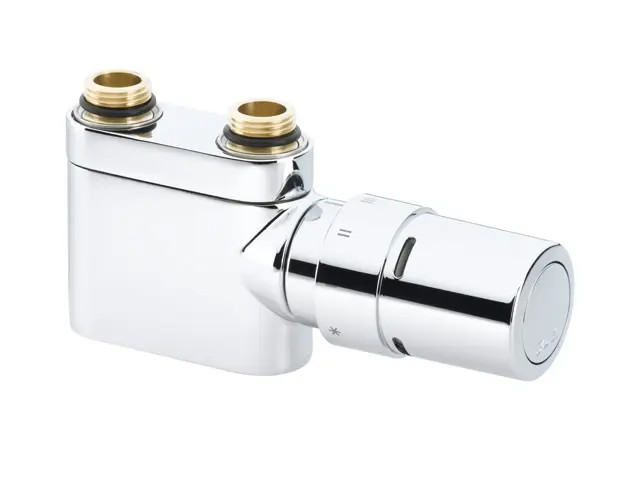 Danfoss Connection set VHX Duo Set R 1/2 straight chrome 013G4276