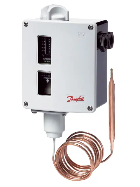Danfoss Thermostat RT 107 70 - 150 C Kap.Laenge 2 m 017-513566