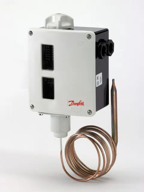 Danfoss Thermostat RT 123 150 - 250 C cap. length 2 m 017-522066