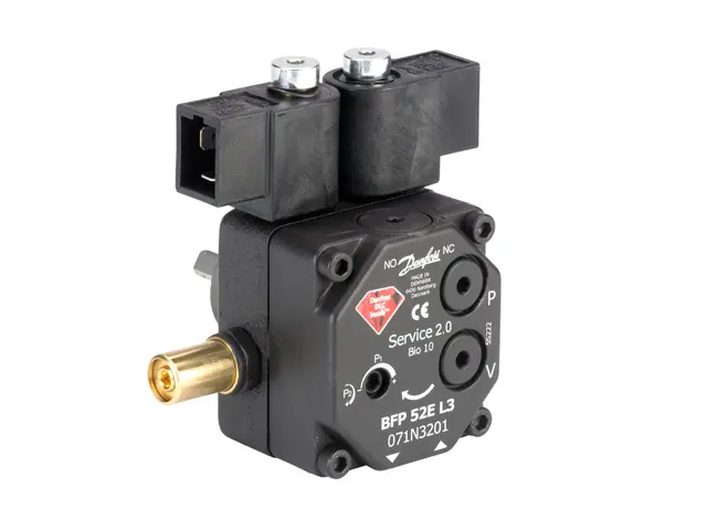Danfoss Oil burner pump BFP 52 E L3 2 solenoid valves, 24 l/h, rotation left 071N3201