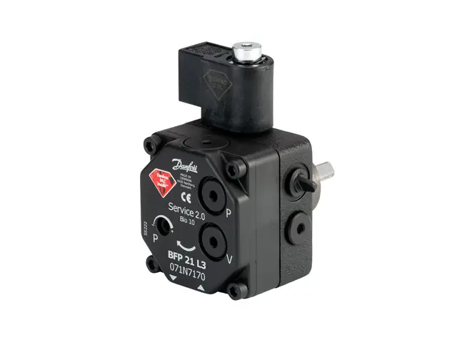 Danfoss Oil burner pump BFP 21 L 3 with solenoid valve, rotation right, 24 l/h 071N7170