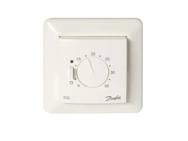 Danfoss elektr. Thermostat EFET 532 230V 5-35 C mit Raum-/Leitungsfuehler 088L0035