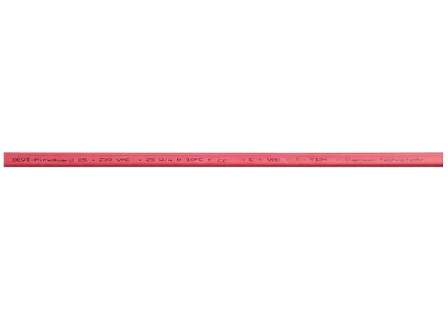 Danfoss ECpipeguard-25 (SLPG), red protective braid (class I), 25 W/m 088L1105