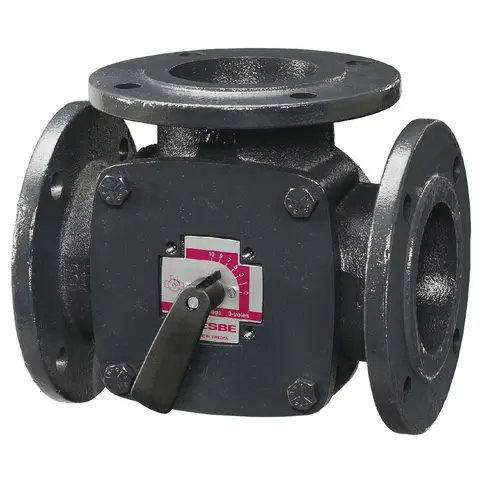ESBE 3-Wege Flanschenmischer 3F DN20, Kvs12, Flansch PN6 11100100