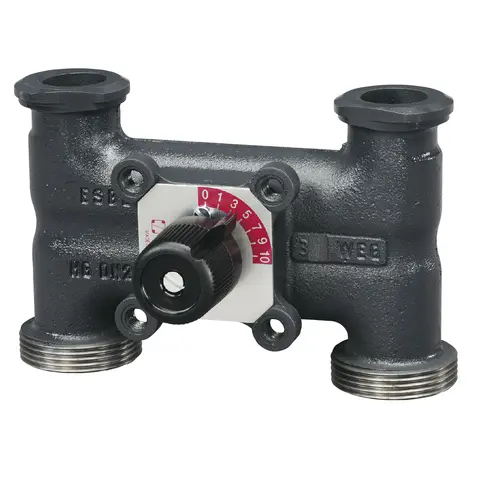 ESBE 4-Wege H-Mischer 4HG DN25, Kvs6,3, AG 1.1/2", PF 1.1/2" 11350200