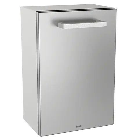 KWC Franke Abfallbehälter, RODAN, Edelstahl, 200x295x165 mm, Aufputz, ca. 3,7 l 2000090063