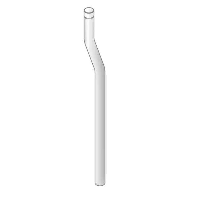 KWC Franke Urinal-Spülrohrverlängerung, 350 mm, Kröpfung 30 mm 2000101439