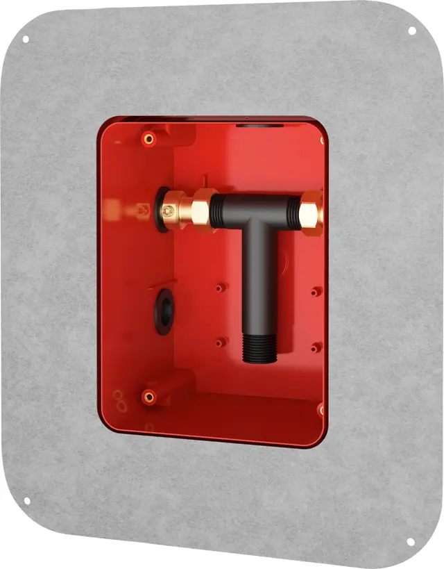 KWC Franke Rohbauset, F5, Systembox R5, waschen, Warm- und Kaltwasser, Klebeflansch 2030028992
