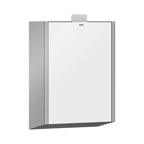 KWC Franke Hygieneabfallbeh., EXOS, Edelstahl, 230x346x125 mm, AP, Front ESG weiß, 3,7l 2030030111