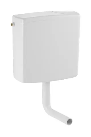 Geberit AP-Spuelkasten AP140 moosgruen tiefhaengend mit Spuel-Stopp-Spuelung 140000041