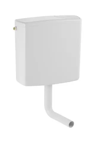 Geberit AP-Spuelkasten AP140 moosgruen tiefhaengend mit 2-Mengen-Spuelung 140300041