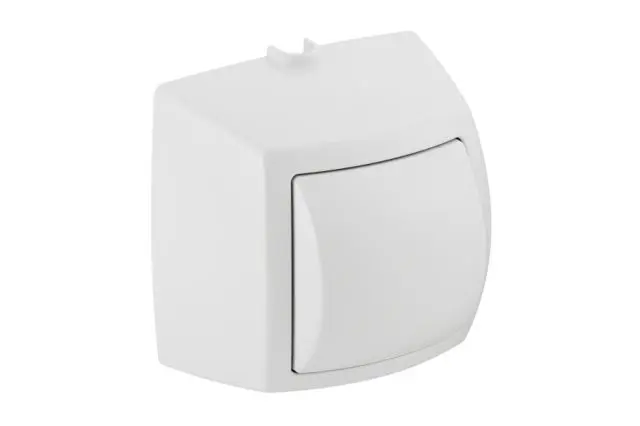 Geberit HyTouch WC-Handdruecker weiss alpin 1-Mengen-Ausloesung fuer Anstalten 240570111