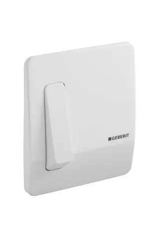 Geberit Abdeckplatte mit Taste weiss alpin  240121111