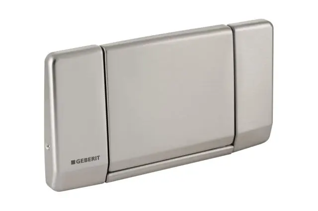 Geberit Highline Betaetigungsplatte  Edelstahl verschraubbar fuer Spuel-Stopp-Spuelung 115151001