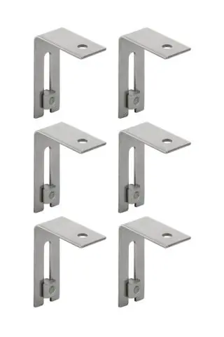 Geberit Befestigungsgarnitur zu Trichter 6 Befestigungswinkel und Schrauben 352368001