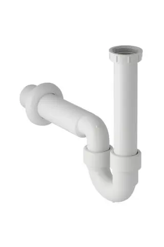 Geberit Ausgussbecken-Ablauf d 50 mm weiss in PP mit Anschlussgewinde 152741111