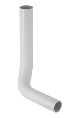 Geberit Spuelbogen DL 18 cm weiss alpin nach links abgekroepft 118128111
