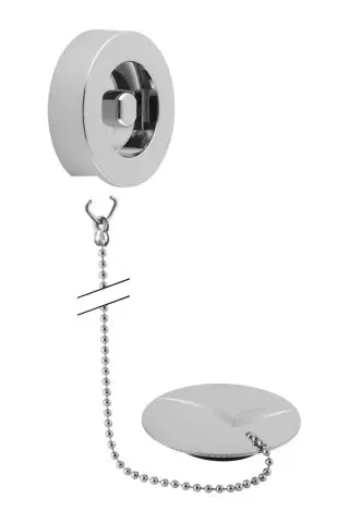 Geberit Stopfen mit Rosette und Kette (52 cm)  240468211