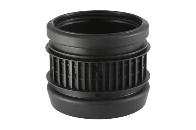 Geberit Silent-db20 Support and stretch Coupling DN100 stretch compensation and pull-out safety 310002141