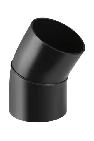 Geberit PE Bogen 30  Grad mit  Grad Radius DN250 geschweisst 371030161