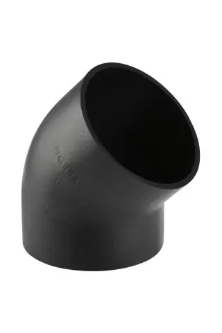 Geberit PE Bogen 45  Grad Winkelform DN50  361045161