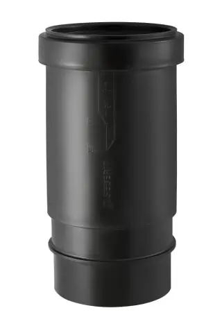 Geberit PE Langmuffe mit Dichtung DN90  366700161