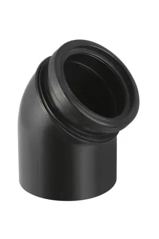 Geberit PE Wand-WC-Bogen 45  Grad DN100/90  367945161