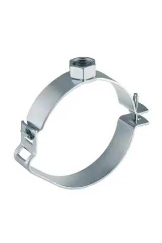 Geberit Rohrschelle verzinkt DN150 mit Muffe R 1/2 369841002