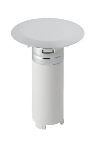 Geberit Uniflex Teleskop Ablaufabdeckung D52 mit Standrohr zu DW hochglanz verchromt 150256211