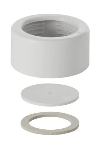 Geberit Ueberwurfmutter G1 mit Rondelle und IT-Dichtung 252888112