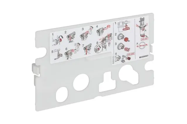 Geberit Schutzplatte fuer  Unter Putz -Spuelkasten BH 82/90 cm 240206001