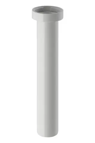 Geberit Einlaufrohr mit UeM weiss alpin zu Waschtisch-Siphon 241407111
