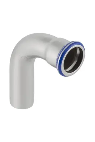 Geberit Mapress Bend 90 degrees  diameter 42 with plain end silicone-free CrNiMo steel  83307