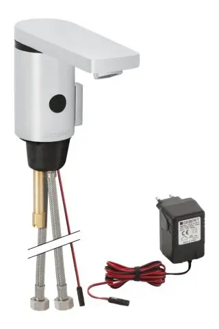 Geberit HyTronic186 Waschtischarmatur IR/Netz beruehrungslos mit Mischhebel 116156211