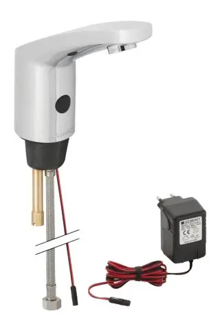 Geberit HyTronic185 Waschtischarmatur IR/Netz beruehrungslos ohne Mischhebel 116145211