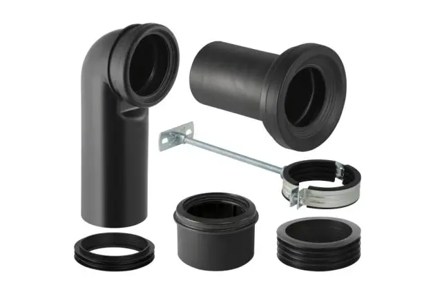 Geberit Monolith Anschlussgarnitur fuer Stand-WC 90 /110 131082161