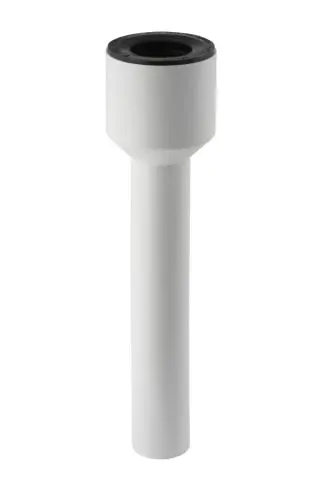 Geberit Tauchrohr in PP d 40 mm weiss alpin mit Anschluss-Muffe fuer Ausgussbecken 152737111