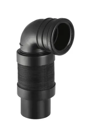 Geberit PE Wand-WC-Bogen flexibel DN90  241521001