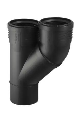 Geberit Silent-PP Parallelabzweig DN90/90 mit Muffen 390457141