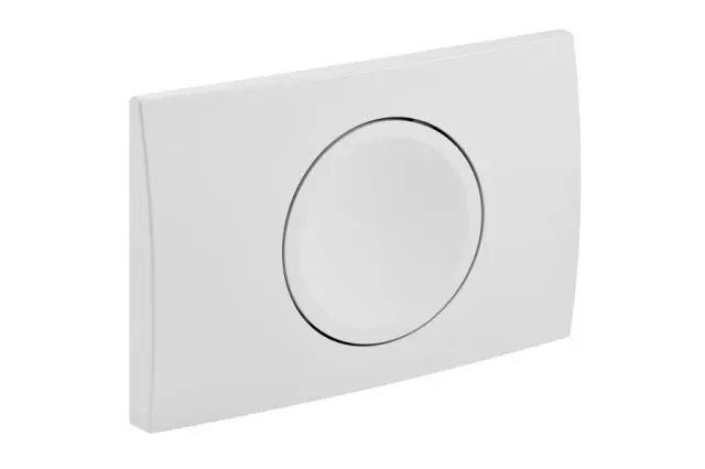 Geberit Delta11 Betaetigungsplatte  seidenglanz verchromt Spuel-Stopp-Spuelung oder 1-Mengen-Spuelung 115120461